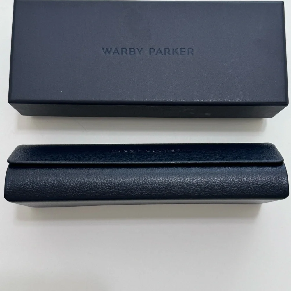 Warby Parker Glasses Case Cleaning Cloth Tote Box Accessory Bundle